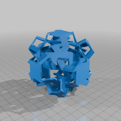 ROELOFS 2.0 CUBOCTAHEDRAL POLYKNOT 1
