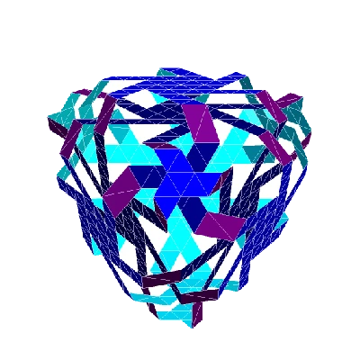 ROELOFS 2.0 TRUNCATED TETRAHEDRAL POLYKNOT 1