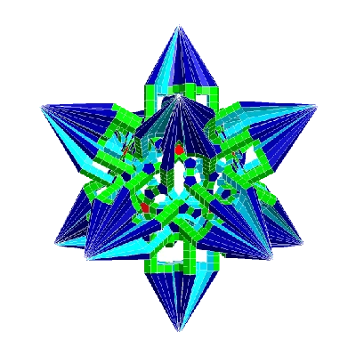 ESCHER-STEWART STAR DODECAHEDRAL POLYKNOT 1