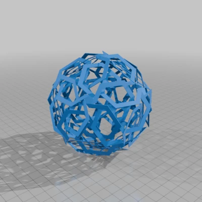 GROSSMAN TRUNCATED ICOSAHEDRAL POLYKNOT 1