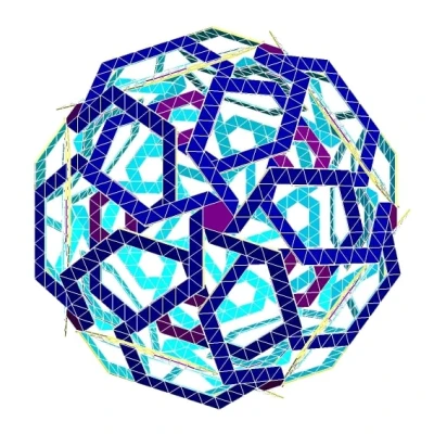 GROSSMAN TRUNCATED ICOSAHEDRAL POLYKNOT 1