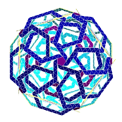 GROSSMAN TRUNCATED ICOSAHEDRAL POLYKNOT 1