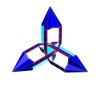 ROELOFS STAR TETRAHEDRAL POLYKNOT 1 - Thumbnail 1