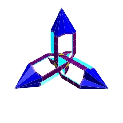 ROELOFS STAR TETRAHEDRAL POLYKNOT 1