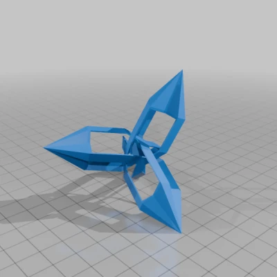 ROELOFS STAR TETRAHEDRAL POLYKNOT 1