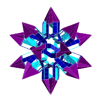 ROELOFS STAR ICOSAHEDRAL POLYKNOT 1