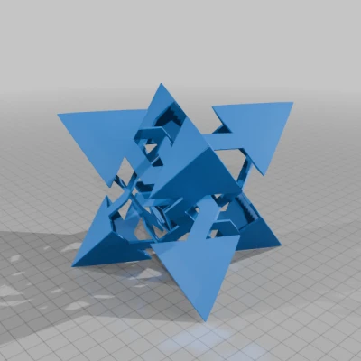 ESCHER TETRAHEDRAL POLYLINK 3