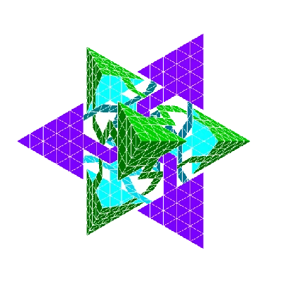 ESCHER TETRAHEDRAL POLYLINK 3