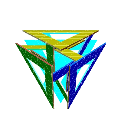 ROELOFS TETRAHEDRAL POLYKNOT 3