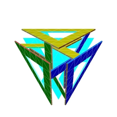 ROELOFS TETRAHEDRAL POLYKNOT 3