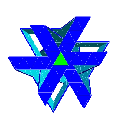 ROELOFS TETRAHEDRAL POLYKNOT 2