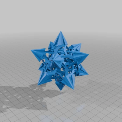 ESCHER STAR DODECAHEDRAL POLYKNOT 5