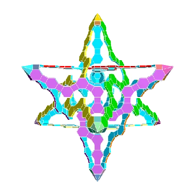 ESCHER OCTAHEDRAL POLYKNOT 3