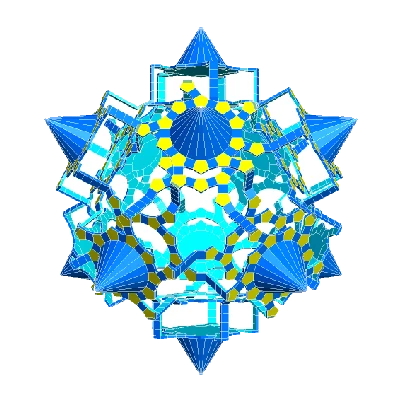 ROELOFS STAR DODECAHEDRAL POLYKNOT 3