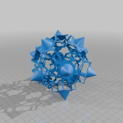 ROELOFS STAR DODECAHEDRAL POLYKNOT 3