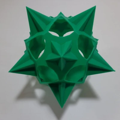 STAR DODECAHEDRON 6 – Star Dodecahedron (Math Art)