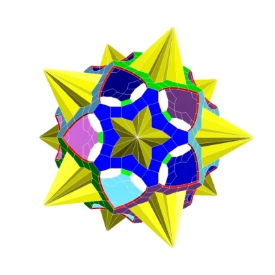 STAR DODECAHEDRON 6 – Star Dodecahedron (Math Art)