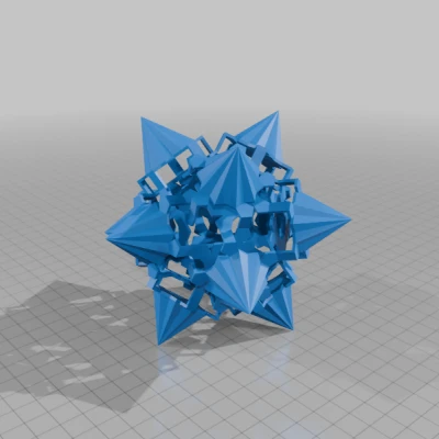 ROELOFS STAR DODECAHEDRAL POLYKNOT 1