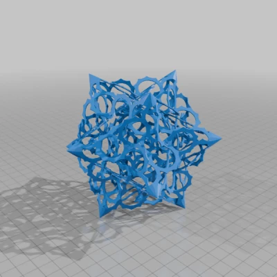ESCHER DODECAHEDRAL POLYKNOT 34