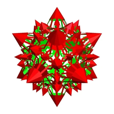 ESCHER 2.0 TRUNCATED ICOSIDODECAHEDRAL POLYKNOT 1