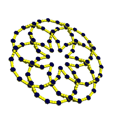 STEPPED 14 CROSSING KNOT 3