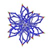 ESCHER STAR ICOSAHEDRAL POLYKNOT 3 - Thumbnail 1