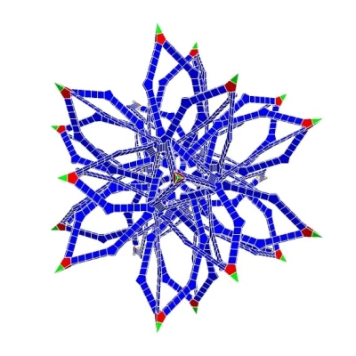 ESCHER STAR ICOSAHEDRAL POLYKNOT 3
