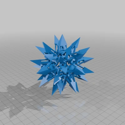 ESCHER 2.0 STAR SNUB CUBIC POLYKNOT 1