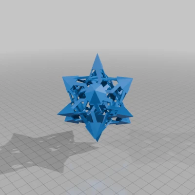 ESCHER 2.0 TRUNCATED OCTAHEDRAL POLYKNOT 1