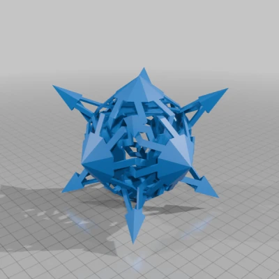 ESCHER 2.0 STAR TRUNCATED CUBIC POLYKNOT 1