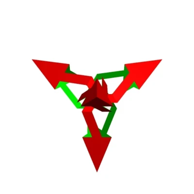 ESCHER 2.0 STAR TETRAHEDRAL POLYKNOT 1