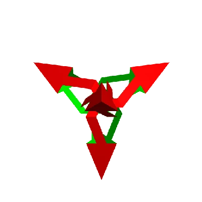 ESCHER 2.0 STAR TETRAHEDRAL POLYKNOT 1