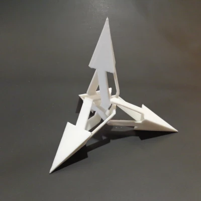 ESCHER 2.0 STAR TETRAHEDRAL POLYKNOT 1
