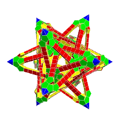 Escher Star Dodecahedral Polyknot 5