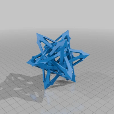Escher Star Dodecahedral Polyknot 5