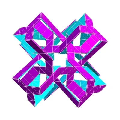 ROELOFS OCTAHEDRAL POLYKNOT 2 (Polyknot bát diện Roelofs)