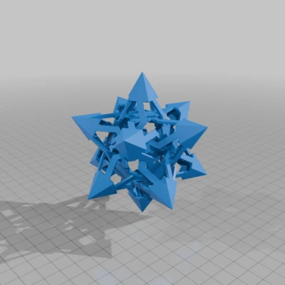 ESCHER 2.0 STAR DODECAHEDRAL POLYKNOT 1