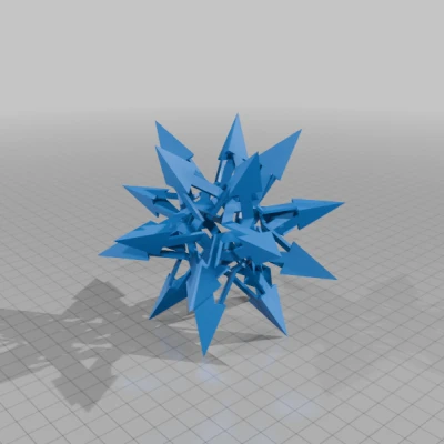 ESCHER 2.0 STAR ICOSAHEDRAL POLYKNOT 1