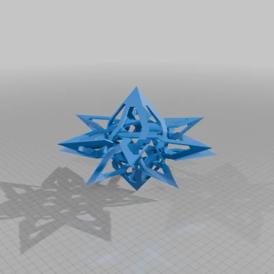 ESCHER HEXAGONAL ANTIPRISMIC POLYKNOT 1