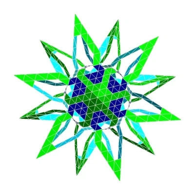 ESCHER HEXAGONAL ANTIPRISMIC POLYKNOT 1