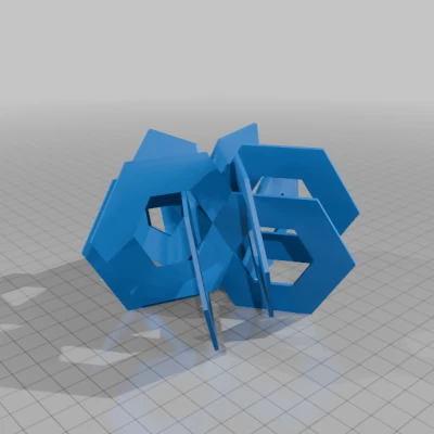 PENTAGONAL ANTIPRISMIC POLYLINKNOT 1