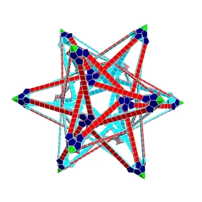 Mô hình DODECAHEDRAL POLYKNOT HÌNH SAO ESCHER 15