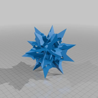 ESCHER STAR ICOSAHEDRAL POLYKNOT 2