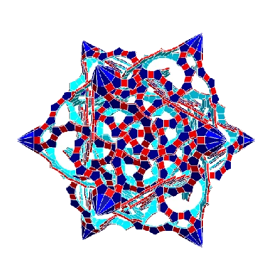 ESCHER STAR DODECAHEDRAL POLYKNOT 17