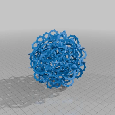 NESTED ESCHER STAR DODECAHEDRAL POLYLINKNOT 3