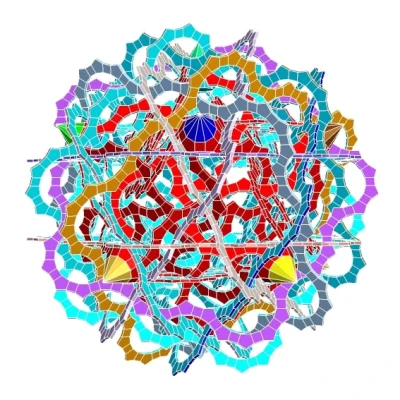 NESTED ESCHER STAR DODECAHEDRAL POLYLINKNOT 3
