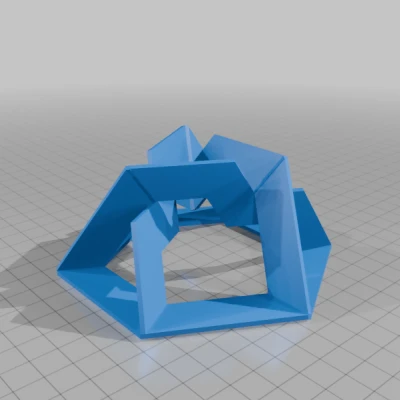 Nút Trefoil Cupolar Tam Giác 1 (TRIANGULAR CUPOLAR TREFOIL KNOT 1)