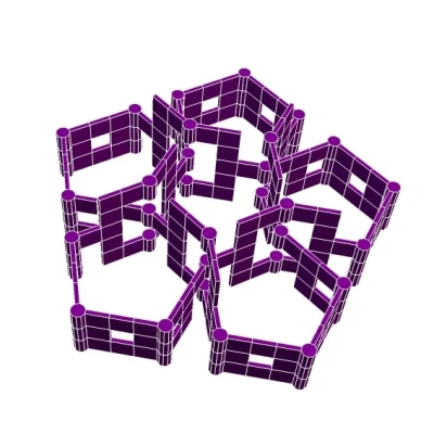 Nút Vòng Ngũ Lá Hình Trụ Roelofs 1