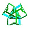 ROELOFS TETRAHEDRAL POLYKNOT 3 - Thumbnail 2