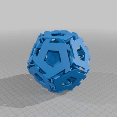 INVERTED ESCHER STAR DODECAHEDRAL POLYKNOT 1